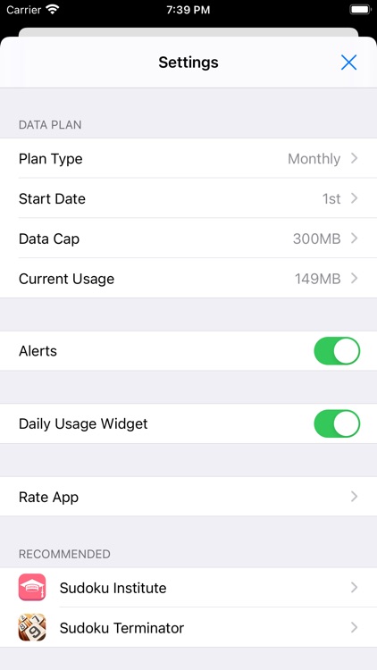 Data Widget - 3g/4g/5g data screenshot-3