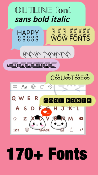 How to cancel & delete Color Fonts Keyboard ∞ Keyboards with Cool Font & Emoji for iPhone from iphone & ipad 1