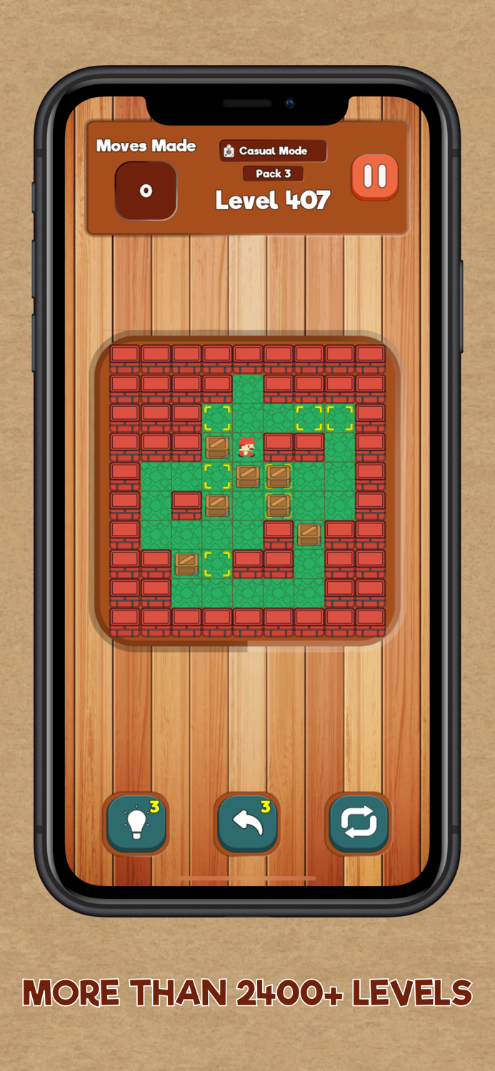 Sokoban Wood block cube puzzle