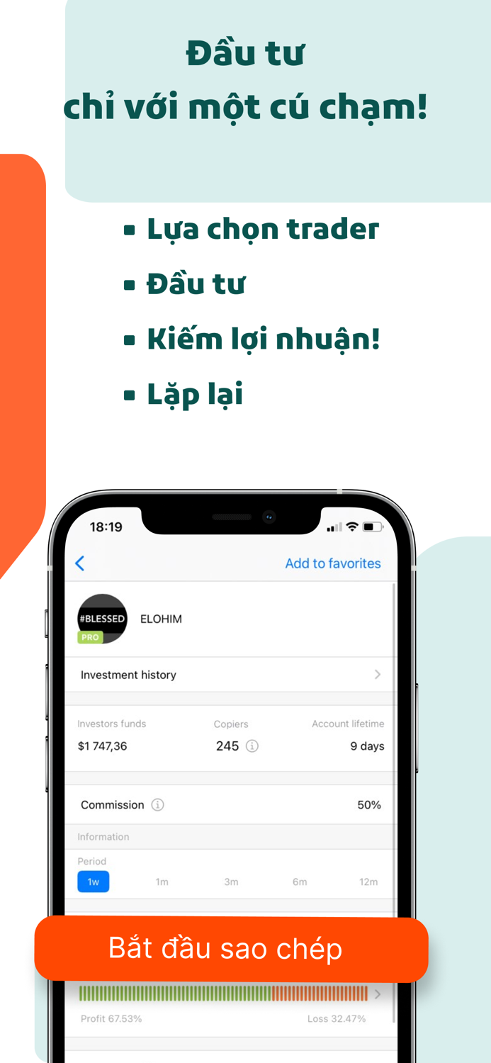 FBS CopyTrade đầu tư sao chép