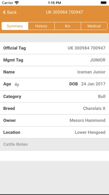 Cattle Manager Go