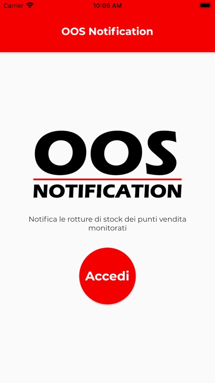 OOS Notification