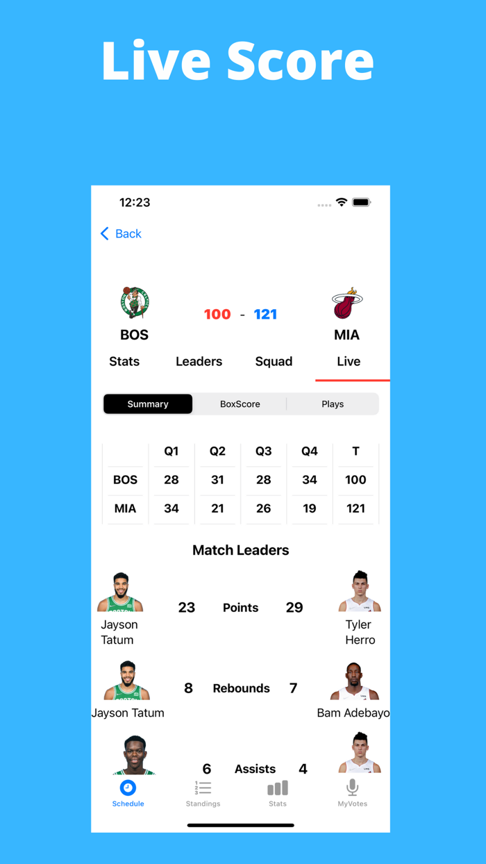 Live Scores, Stats  Fixtures