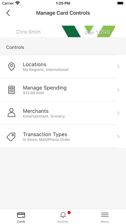 Valliance Bank Cards