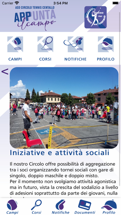 Screenshot of Appunta il campo6