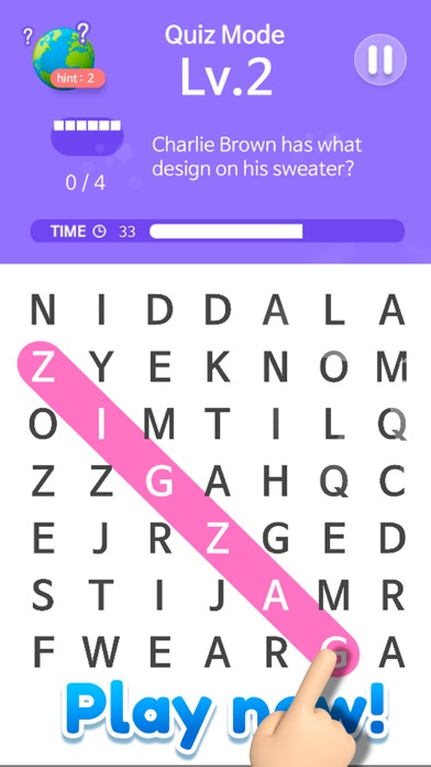 Word Search Multi Games Quiz screenshot 3