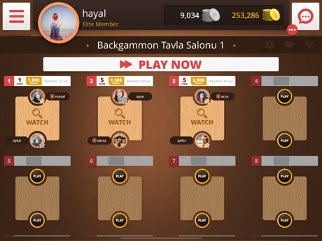 Cheats for Backgammon