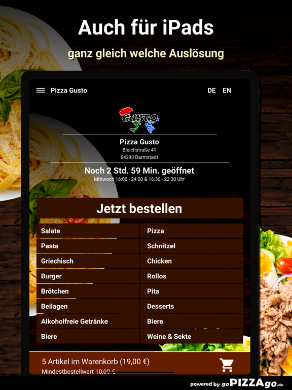 Pizza Gusto Darmstadt screenshot 7