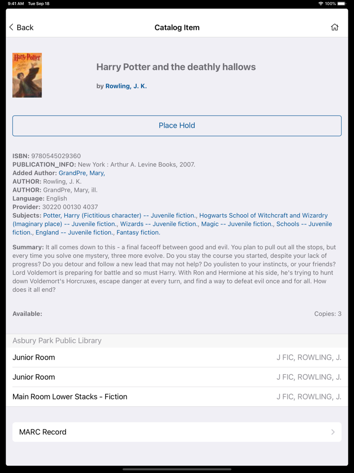 Asbury Park Public Library