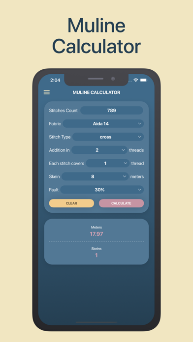 XStitch Calculator screenshot 4