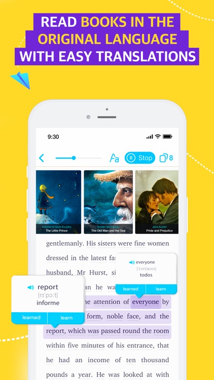 EWA: Learn English & Spanish