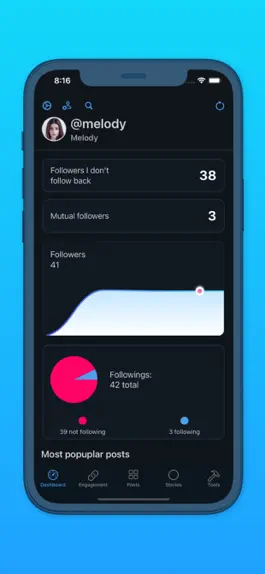 Game screenshot Followers Spy + for Instagram hack