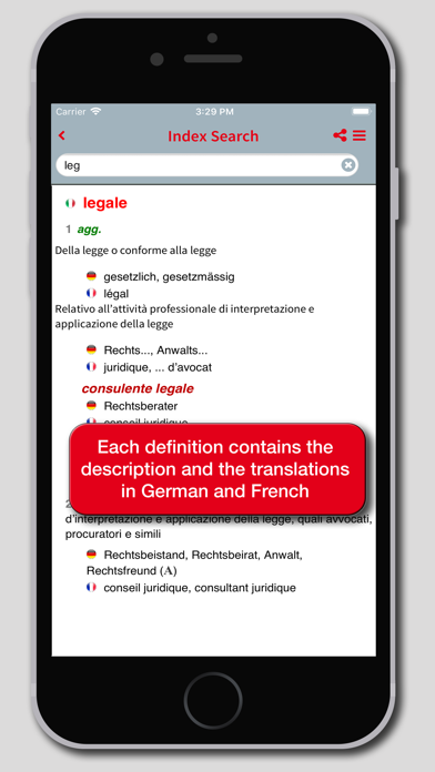 Lessico giuridico in 3 lingue screenshot 4