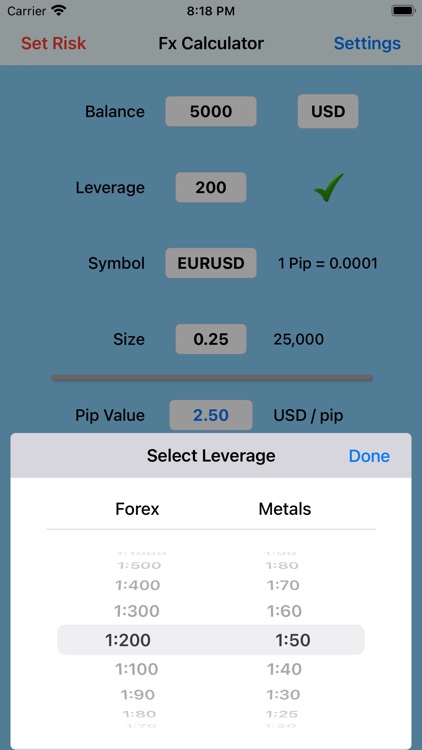 Forex Trade Calculator screenshot-3