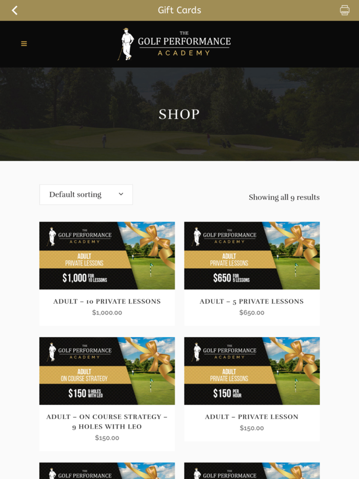 Better Golf Performance