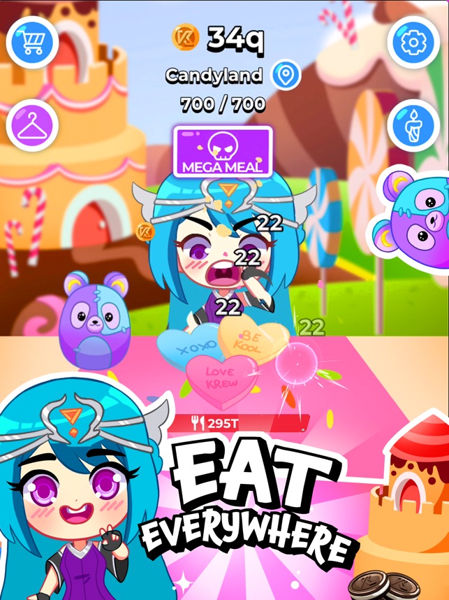 Krew Eats On The App Store - how do you restart your levels on roblox get eaten