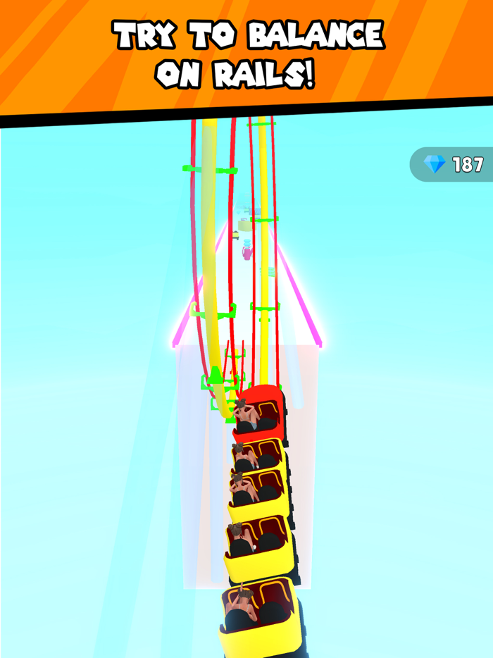 Roller Coaster Stack 3D