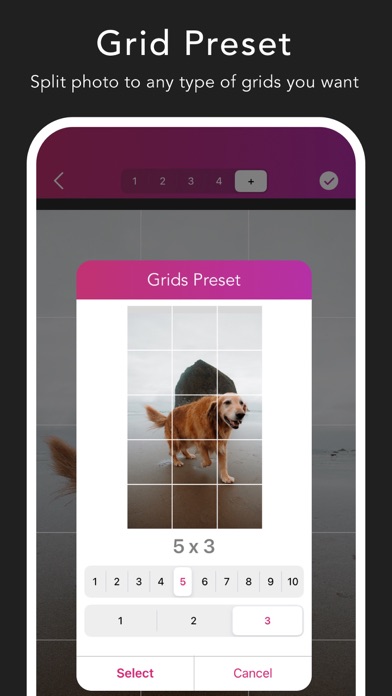 Griddy Pro - Split Pic in Grids For Instagram Post Screenshot 3