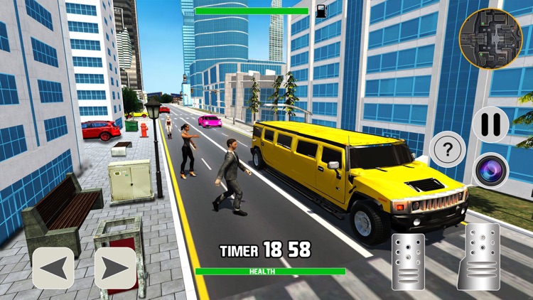 Limousine Taxi Driving 3D screenshot-3