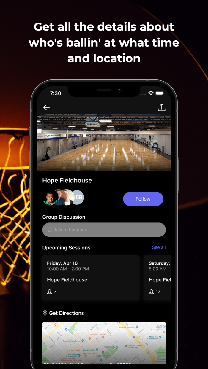 HoopSpots Pickup Basketball