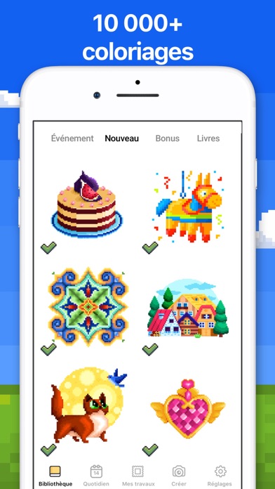 Jeux de coloriage - Pixel Art Jeux de coloriage - Pixel Art