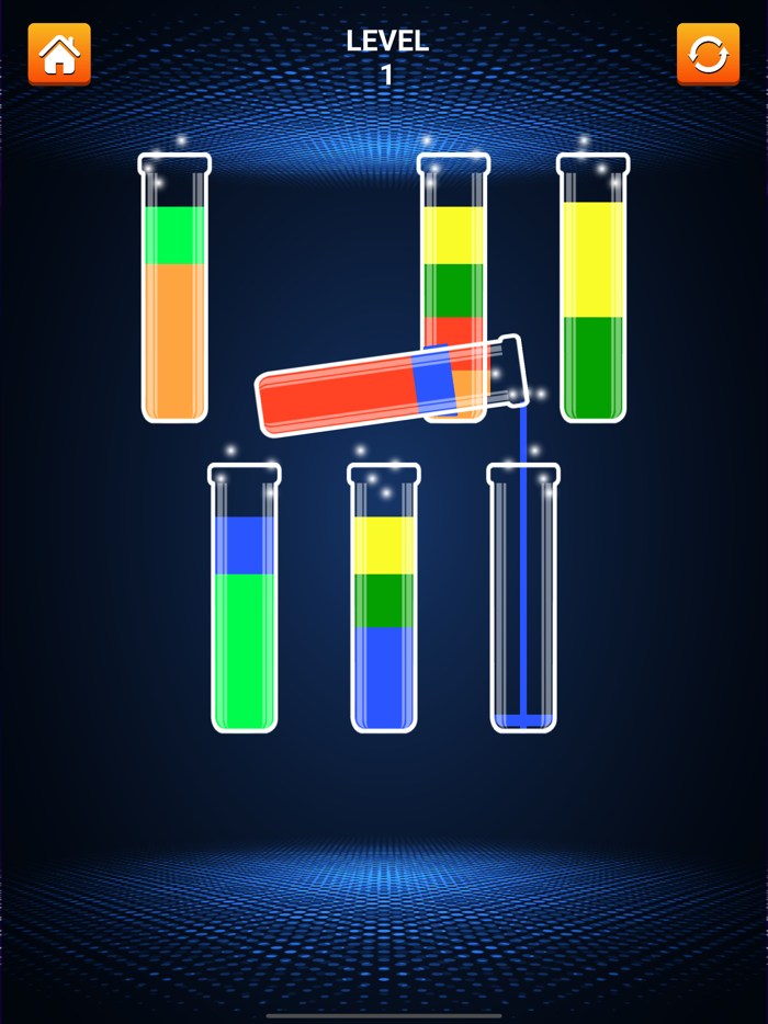 Sort Color Bottle Fill Water