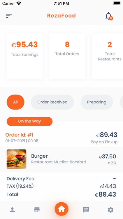 RezaFood - Owner Food Delivery