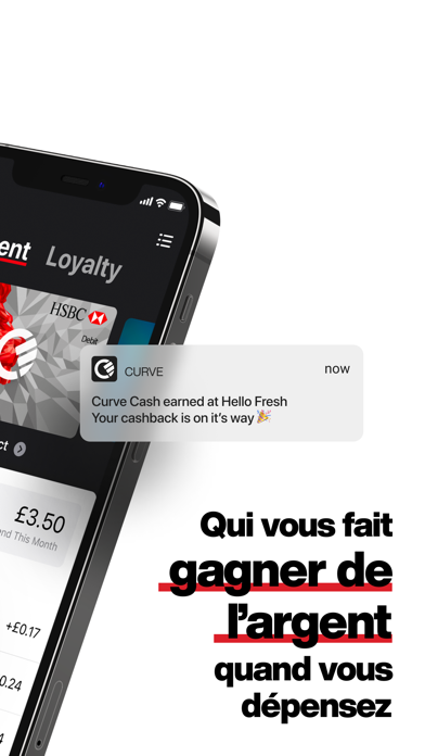 Curve | Gagnez en dépensant Curve | Gagnez en dépensant