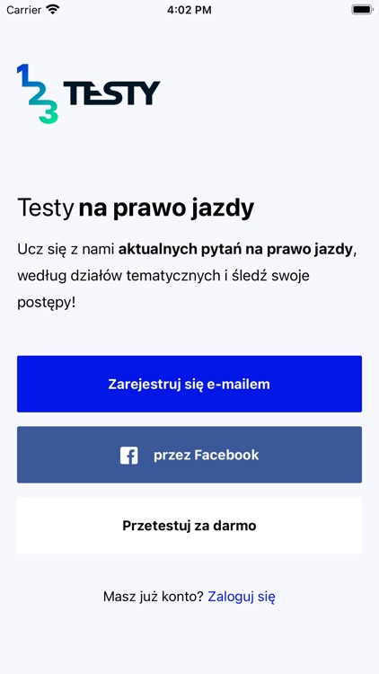 Testy na prawo jazdy 123TESTY
