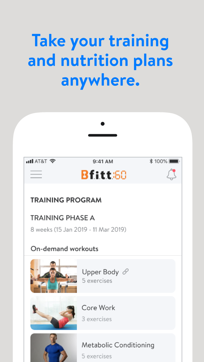 BFitt60 Group Training