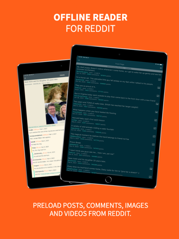 Screenshot #4 pour Offline Reader for reddit