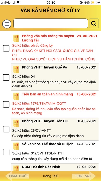 QUẢN LÝ VĂN BẢN ĐIỀU HÀNH BN