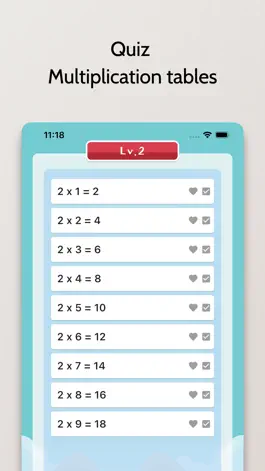 Game screenshot Quiz Multiplication tables hack