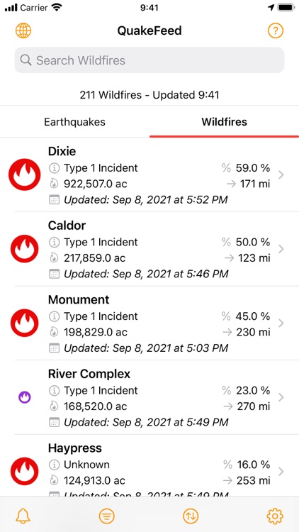 QuakeFeed Earthquake Alerts screenshot-3