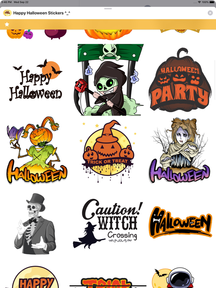 Happy Halloween Stickers