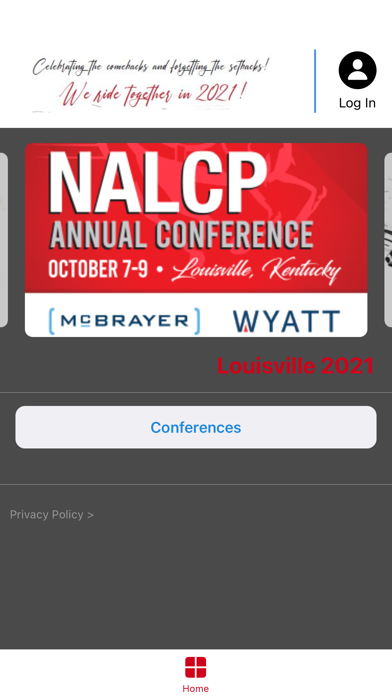 NALCP Events screenshot 2