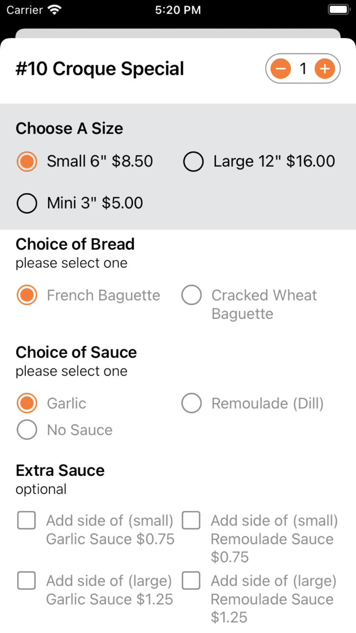 Croque Famous Sandwiches