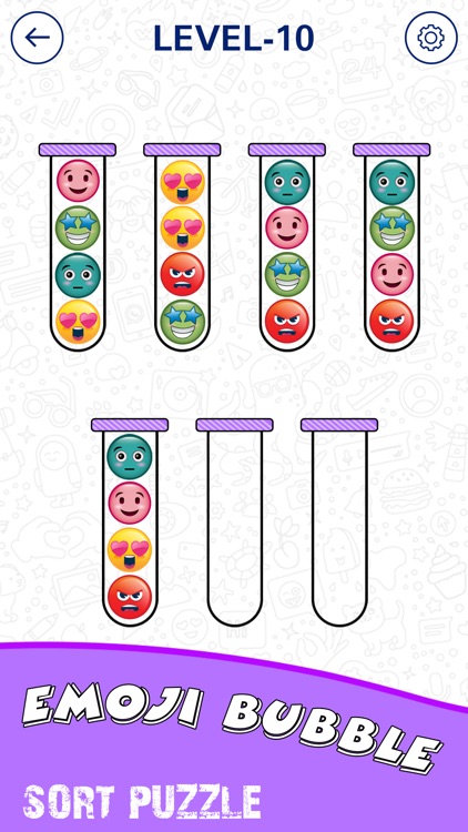 Emoji Ball Sort Puzzle screenshot-3