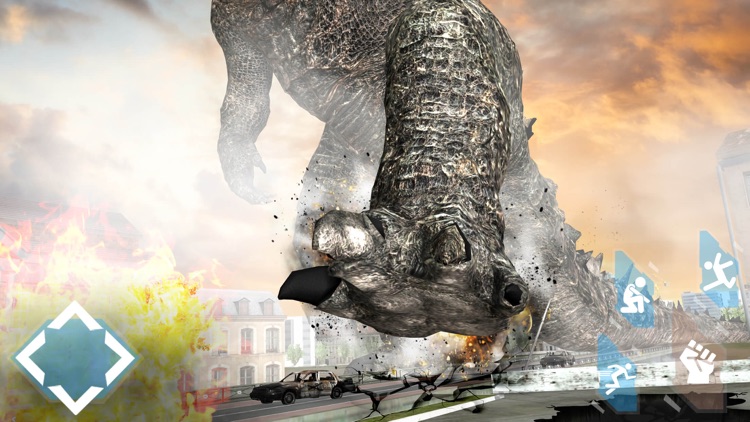 Kaiju Rush: Gorilla vs Gozilla screenshot-3