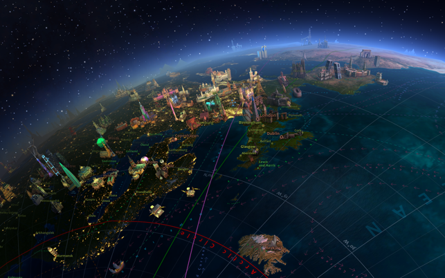 اسکرین شات سه بعدی Earth