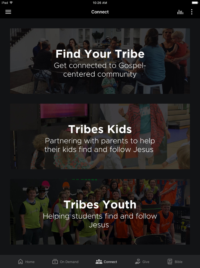 Tribes Church App