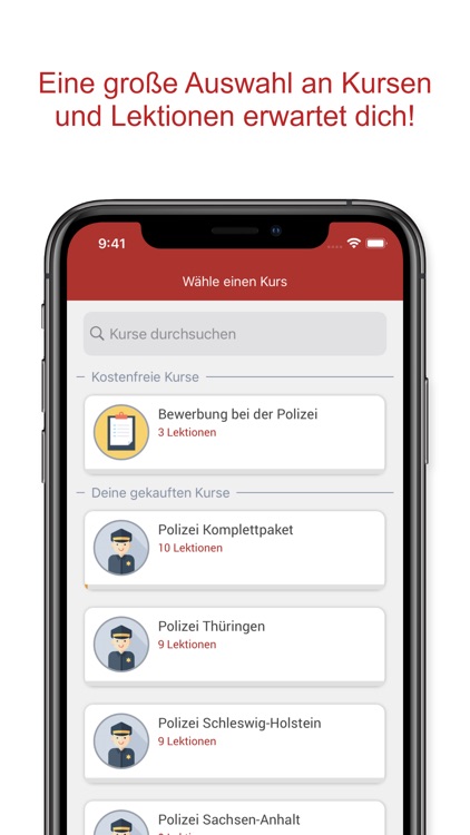 Polizei Karriere/ Eignungstest