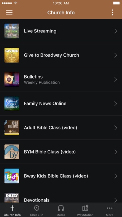 How to cancel & delete Broadway Church of Christ from iphone & ipad 1