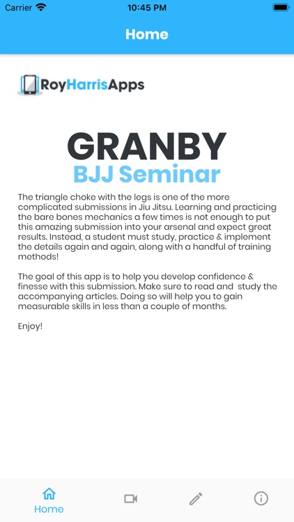 Granby BJJ Seminar