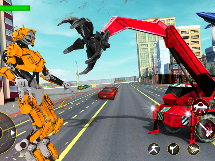 Büyük Ekskavatör Robot