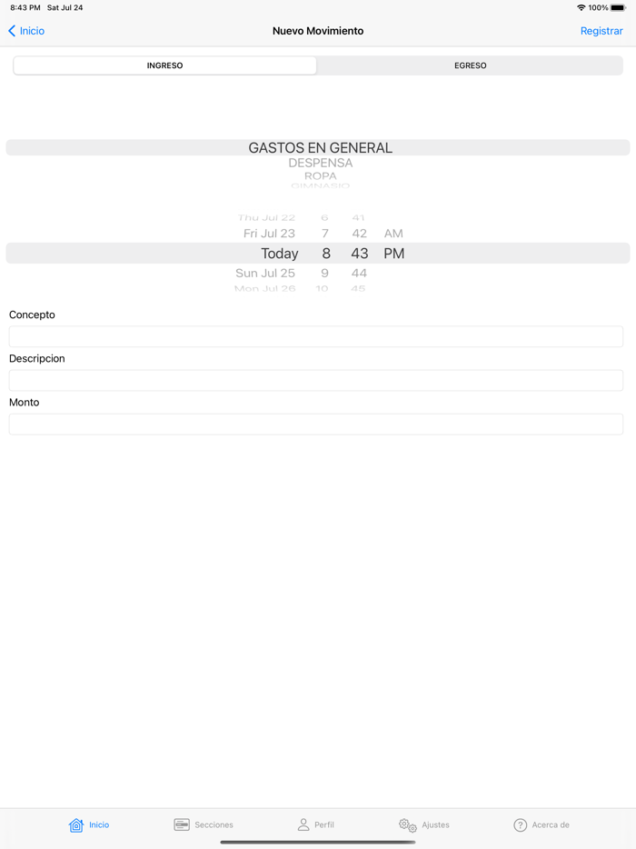 Control de Gastos App