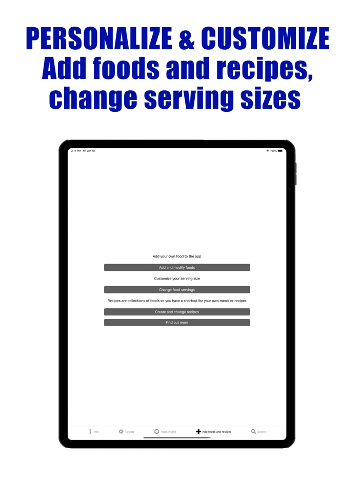 Healthy Diet Targets Tracker