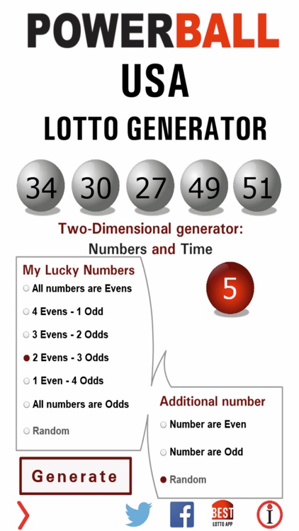 Powerball USA Lotto Generator screenshot-3