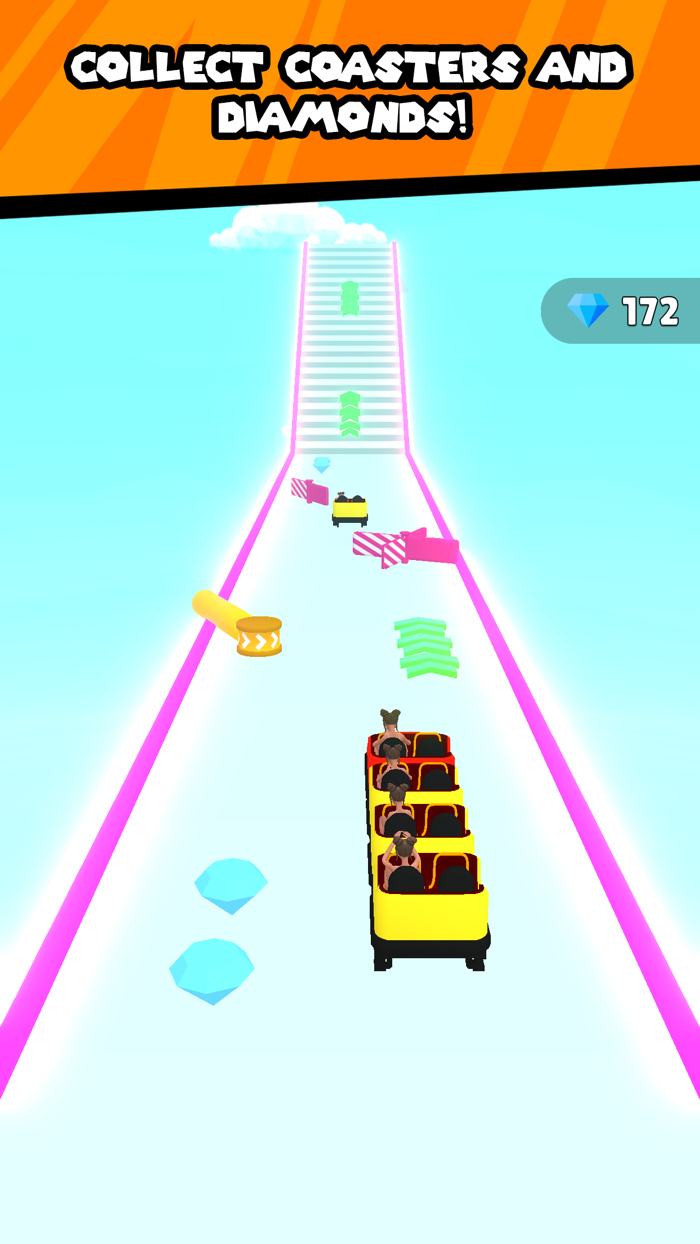 Roller Coaster Stack 3D