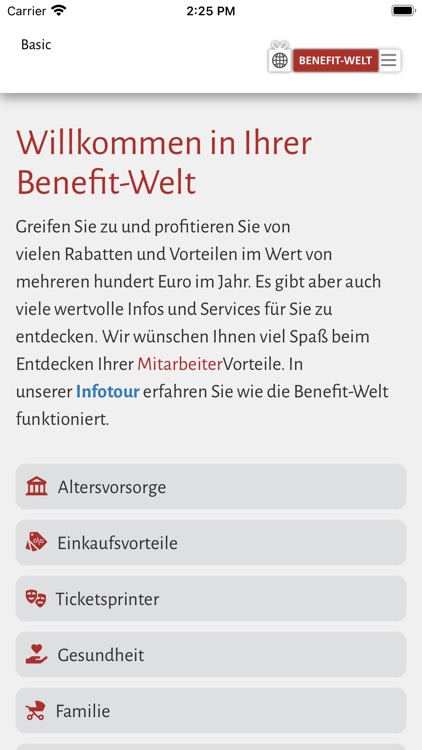 Benefit-Welt